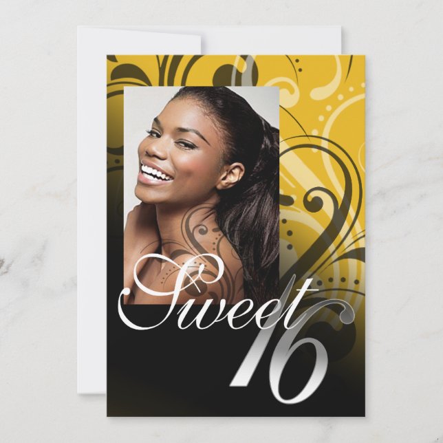 Sweet 16 Birthday Party Invitation (Front)