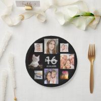 Sweet 16 Black photo collage