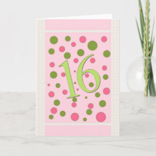Sweet 16 card