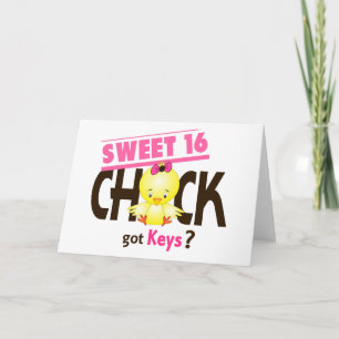 Sweet 16 Chick 1 Card