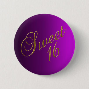 Sweet 16 Club Button purple