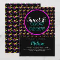 Sweet 16 Crazy Beam Neon Glow In The Dark Party