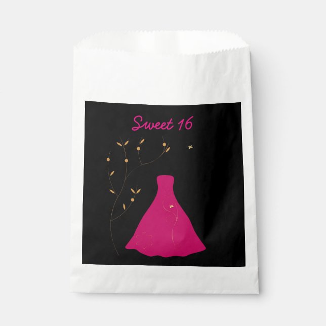 Sweet 16 favour bags (Front)