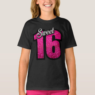 SWEET 16 GIRLS BIRTHDAY T-Shirt T-shirts