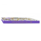 Sweet 16 Guest Book Gold Purple Butterfly Floral