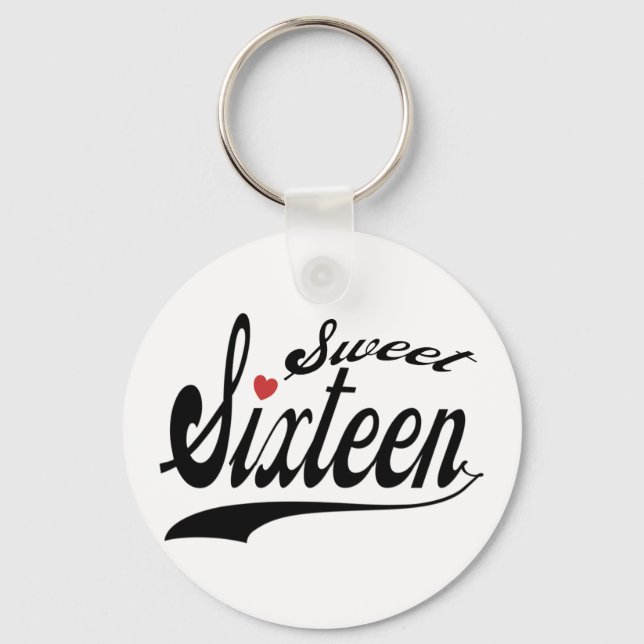 Sweet 16 key ring (Front)