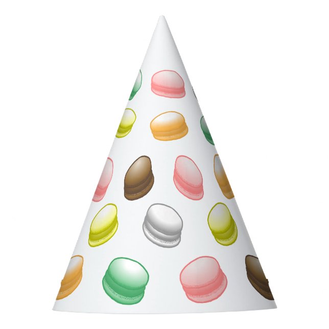 Sweet 16 Macarons Party Hat (Front)
