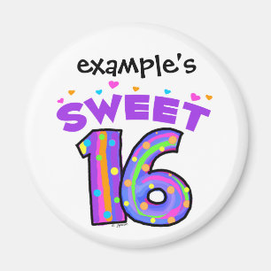 Sweet 16  magnet - create your own