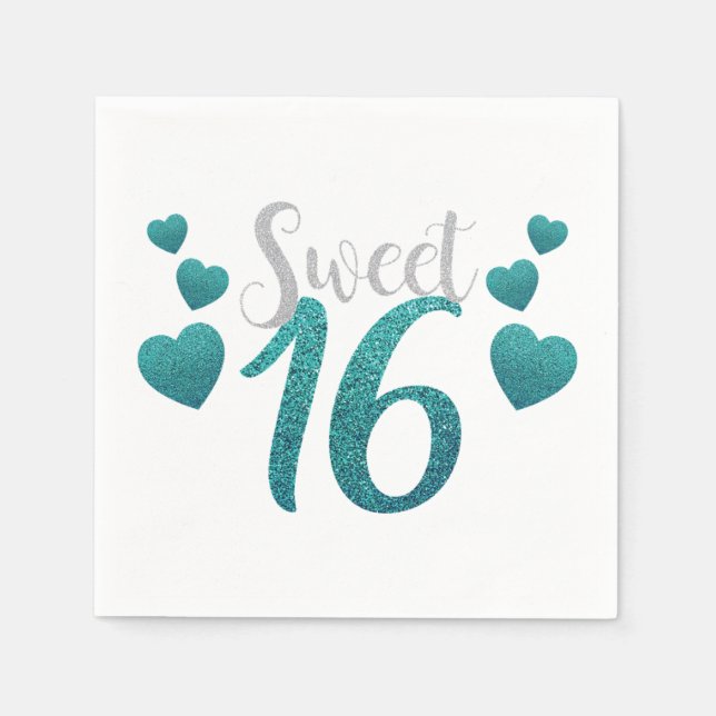 Sweet 16 napkin (Front)