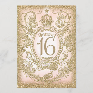 Sweet 16 Once Upon a Time Princess Invitation