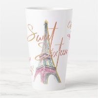 Sweet 16 Ooh La La Paris Eiffel Tower Personalised