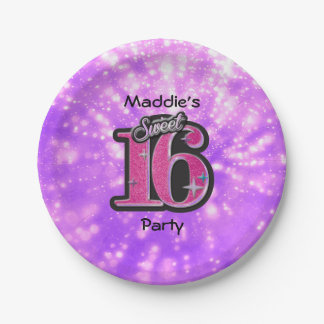 Sweet 16 Paper Plates