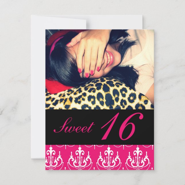 Sweet 16 Party Invitations (Front)