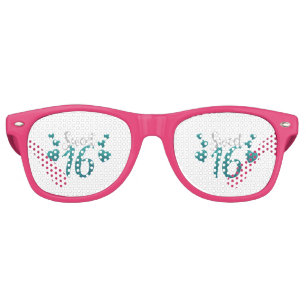 Sweet 16 Party Retro Sunglasses