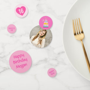 Sweet 16 Party! Table Confetti
