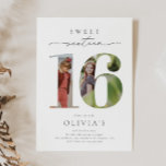 Sweet 16 Photo Birthday Invitation<br><div class="desc">Photo Sweet 16 Invitation
Ready to be personalised by you!</div>