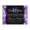 Sweet 16 "Save The Date" Sparkling Lights Purple