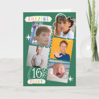 Sweet 16 Son Photo Keepsake Memories