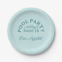 Sweet 16 Summer Pool Party Birthday