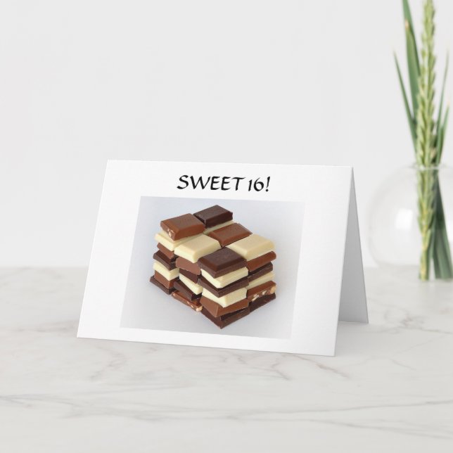 SWEET 16! SWEETER EVERY DAY CARD (Front)