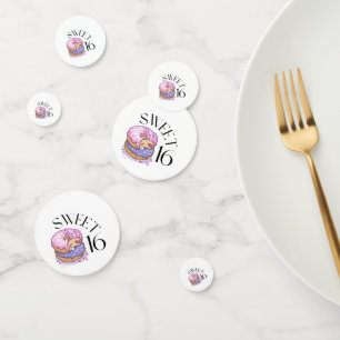 Sweet 16 Table Confetti