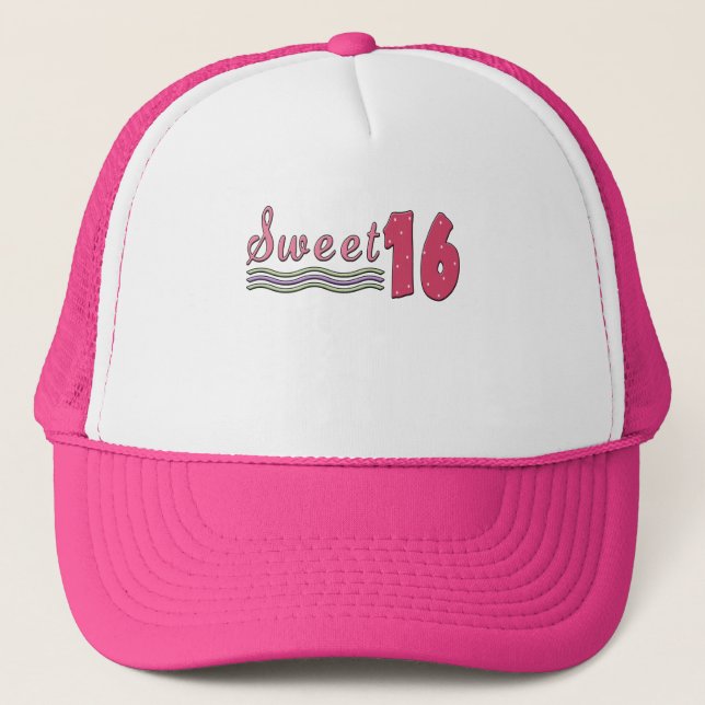 Sweet 16 trucker hat (Front)