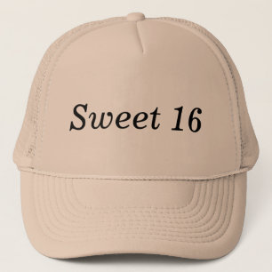 sweet 16 trucker hat