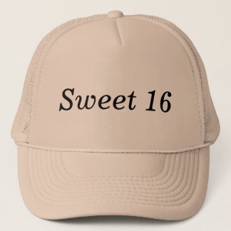 sweet 16 trucker hat