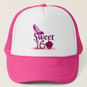 Sweet 16 trucker hat