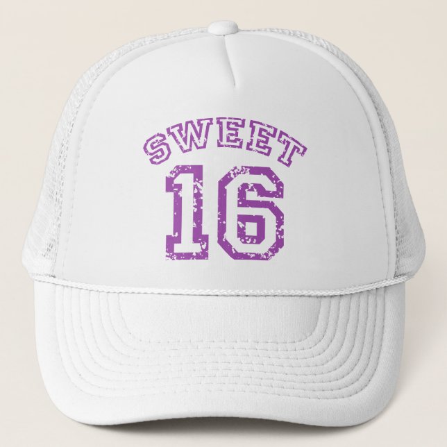 Sweet 16 trucker hat (Front)