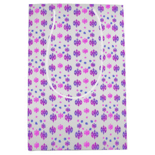 Sweet 16 Winter Snowflake Birthday Medium Gift Bag