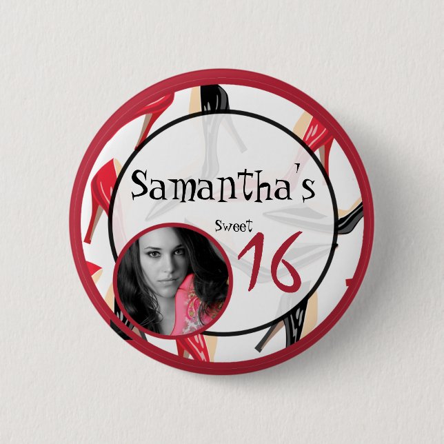 Sweet 16 Womens Shoes High Heel Stillettos Button (Front)