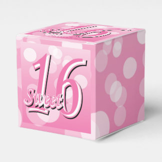 Sweet 16 Word Art | 16th Birthday Favour Box