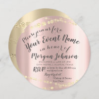 Sweet 16th Birthday Confetti Rose 15th Bridal