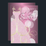 Sweet 16th Birthday Party Invitation<br><div class="desc">Sweet Sixteen Birthday Party Invitations. Make it a memorable birthday party for that special guest of honour. ⭐This Product is 100% Customisable. Graphics and / or text can be added, deleted, moved, resized, changed around, rotated, etc... 99% of my designs in my store are done in layers. This makes it...</div>