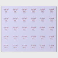 Sweet 16th birthday purple pastel mauve retro name