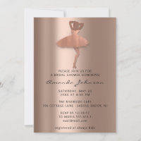 Sweet 16th Bridal Shower Princess Rose Gold Dress