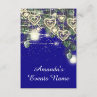 Sweet 16th Green BRIDAL Rustic Gold Royal Blue