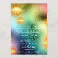 Sweet 16th Holograph Futuristic Rainbow Spark
