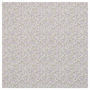 Sweet 1940s Lilac & Rosebud Vintage Floral Fabric