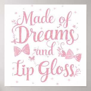 Sweet Aesthetic Makeup Lover Typography Poster