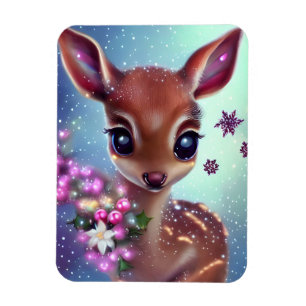 Sweet and Adorable Baby Deer Magnet