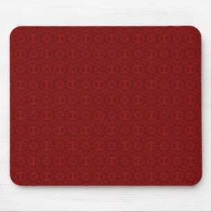 Sweet and Dainty Mousepad, Dark Red Mouse Pad