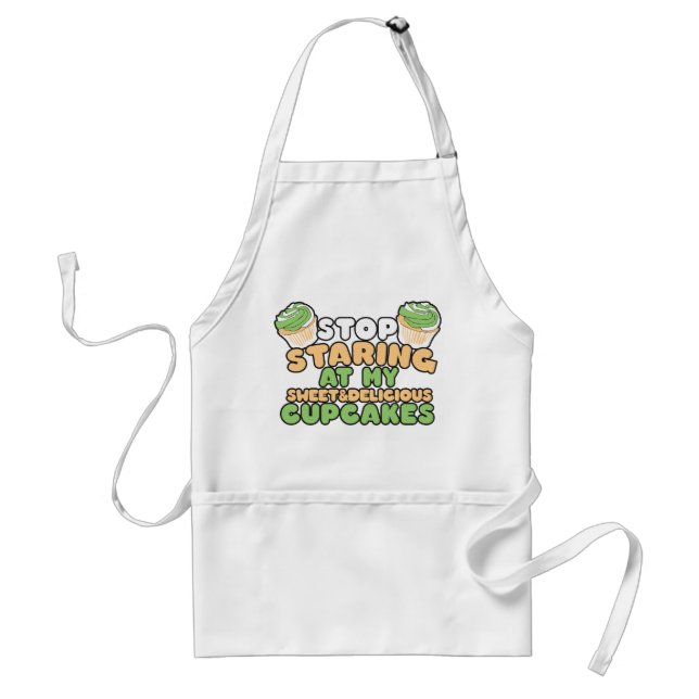 Sweet and Delicious Cupcakes Standard Apron (Front)
