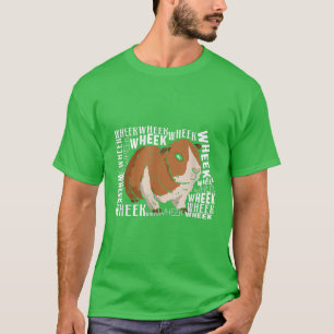 Sweet and funny Guinea Pig cute pet Love 169 T-Shirt