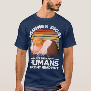 Sweet and funny Guinea Pig cute pet Love 175 T-Shirt