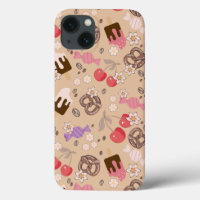 Sweet and Salty Treats Beige Pattern