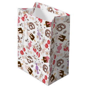 Sweet and Salty Treats Pattern Medium Gift Bag
