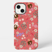 Sweet and Salty Treats Red Pattern