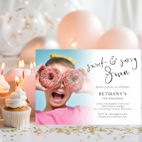 Sweet and Sassy Seven Photo Overlay 7th Birthday